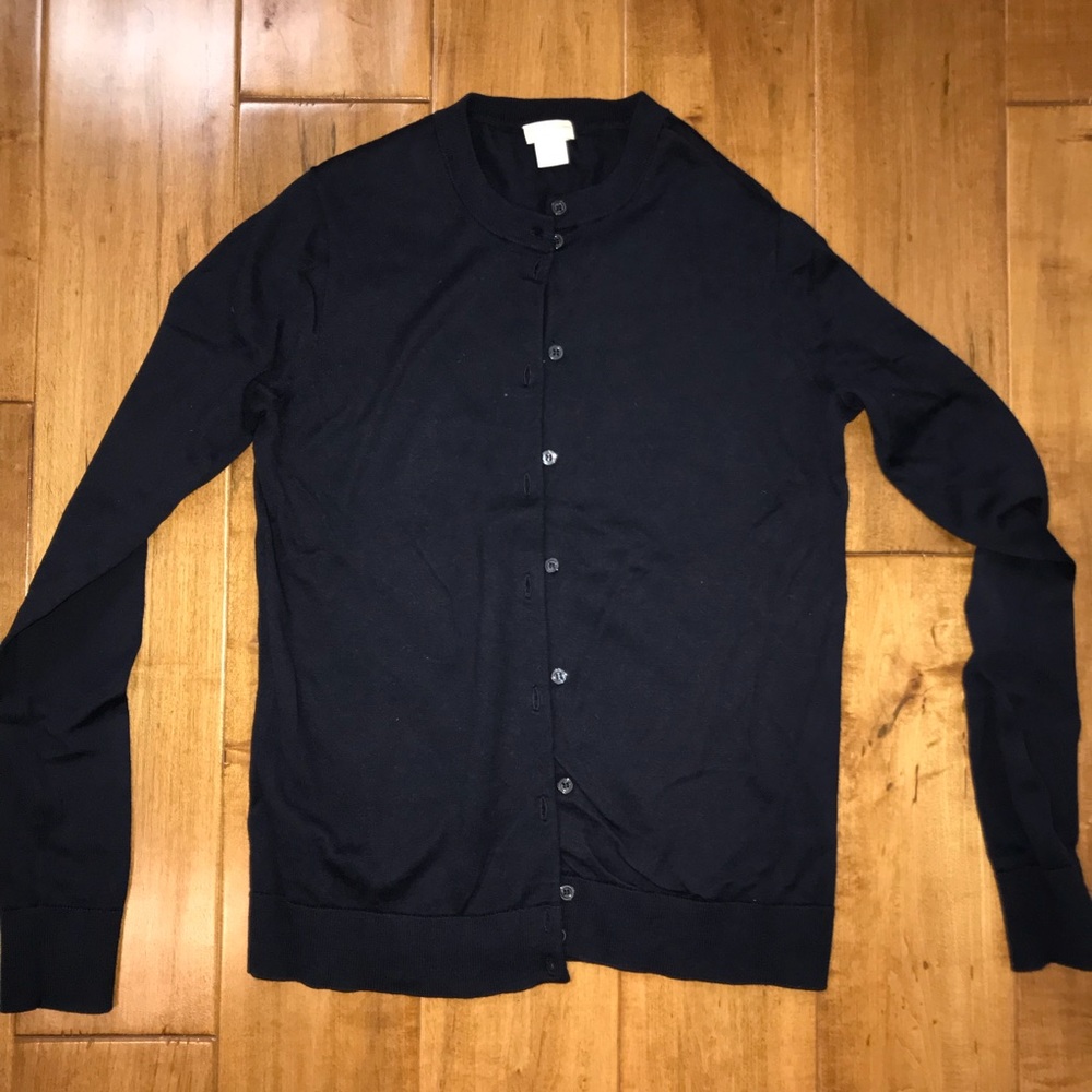 Navy J.crew Cardigan